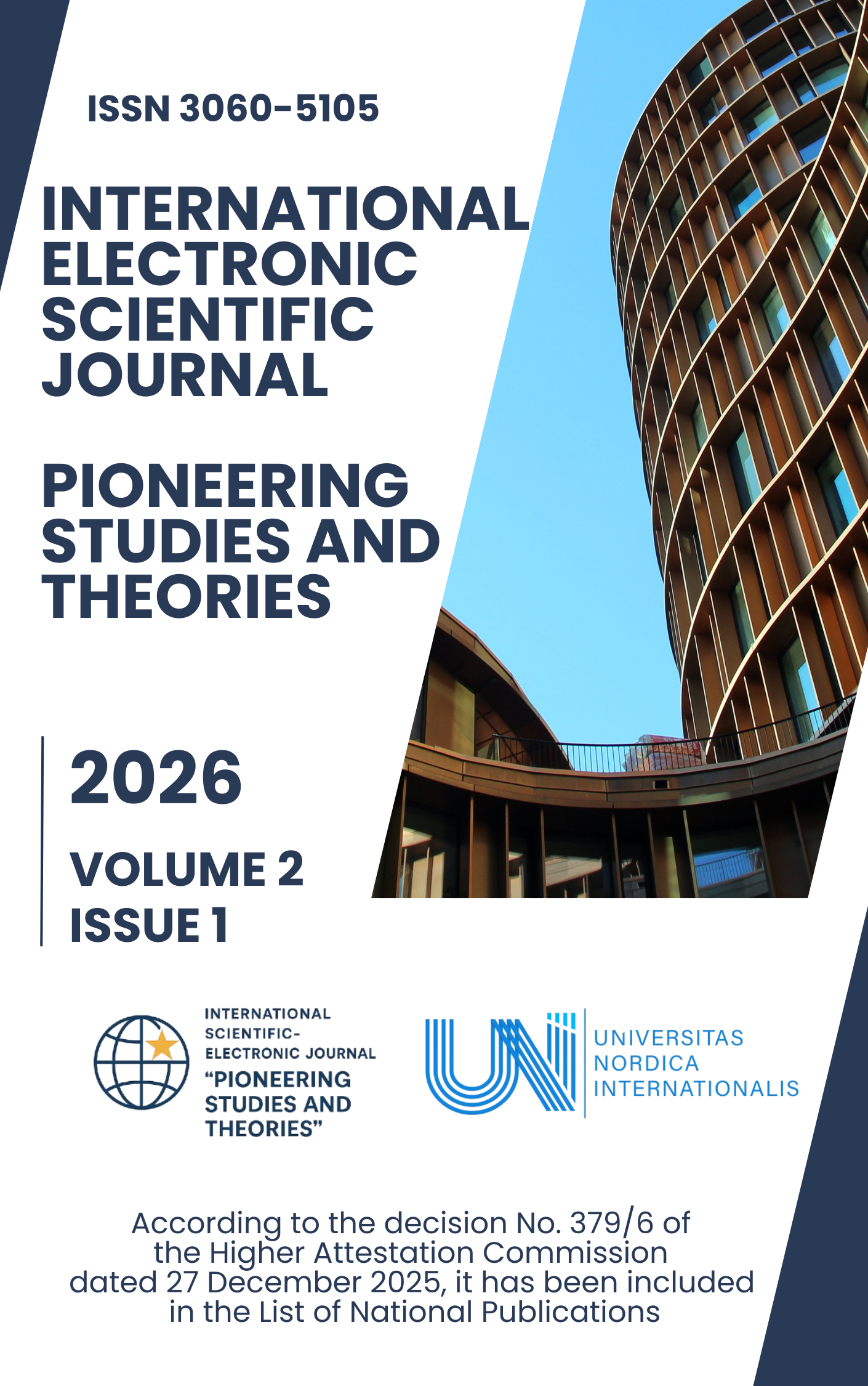 					View Vol. 2 No. 1 (2026): New issue of 2026 year
				